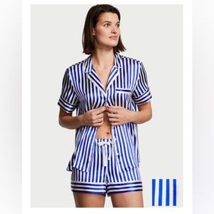 Victoria’s Secret Satin Short Pajama Set. Size large. New with tags.